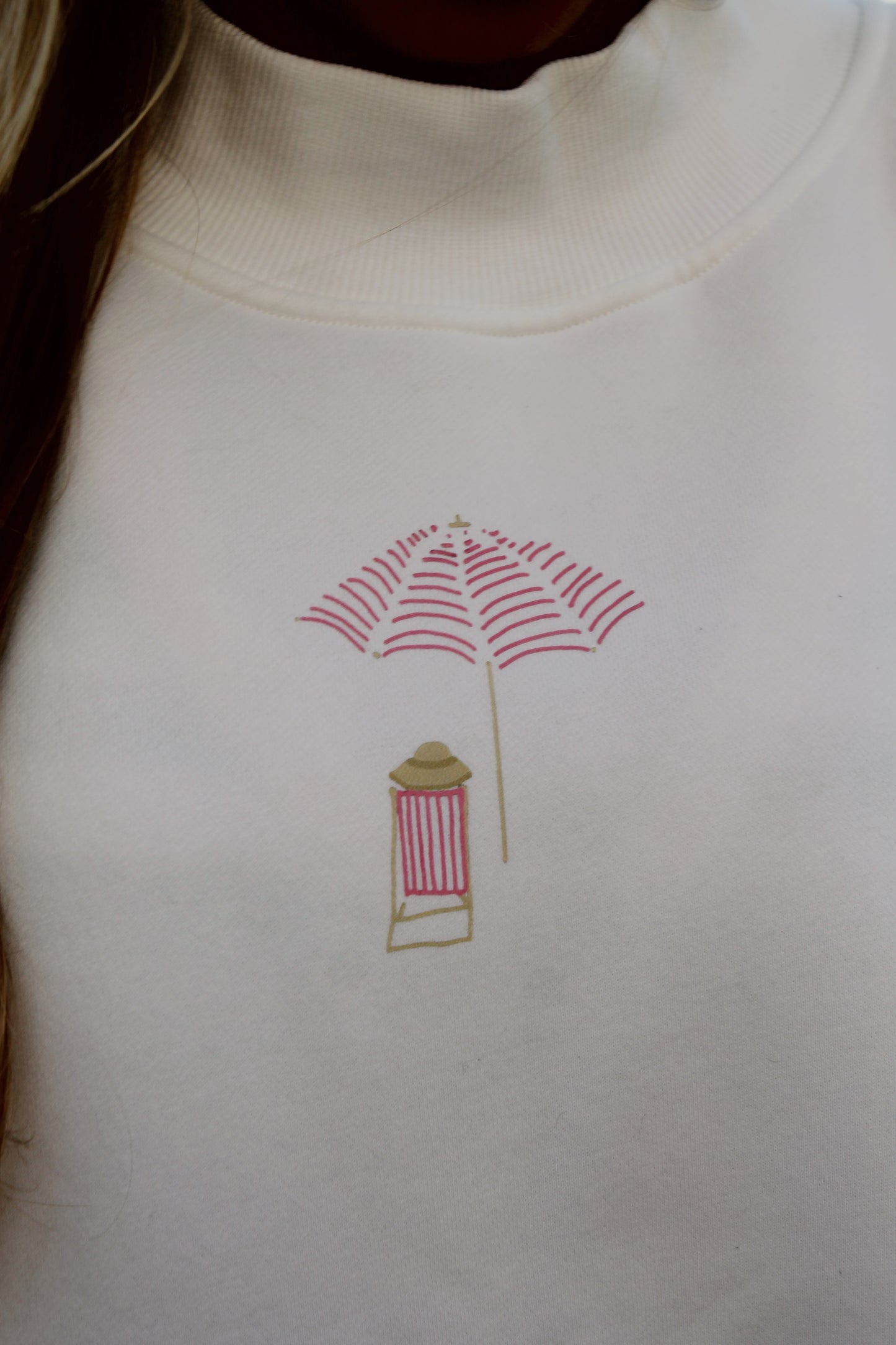 White On the Coast Mockneck