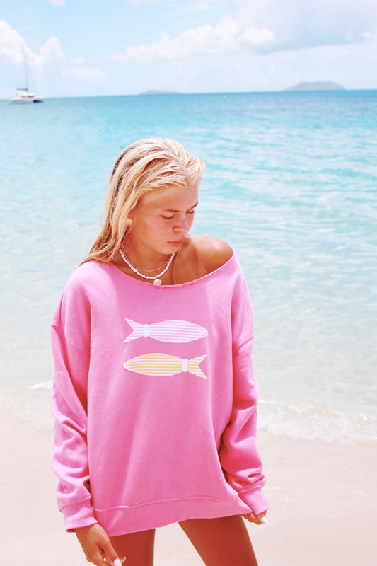 Coastal Catch Crewneck
