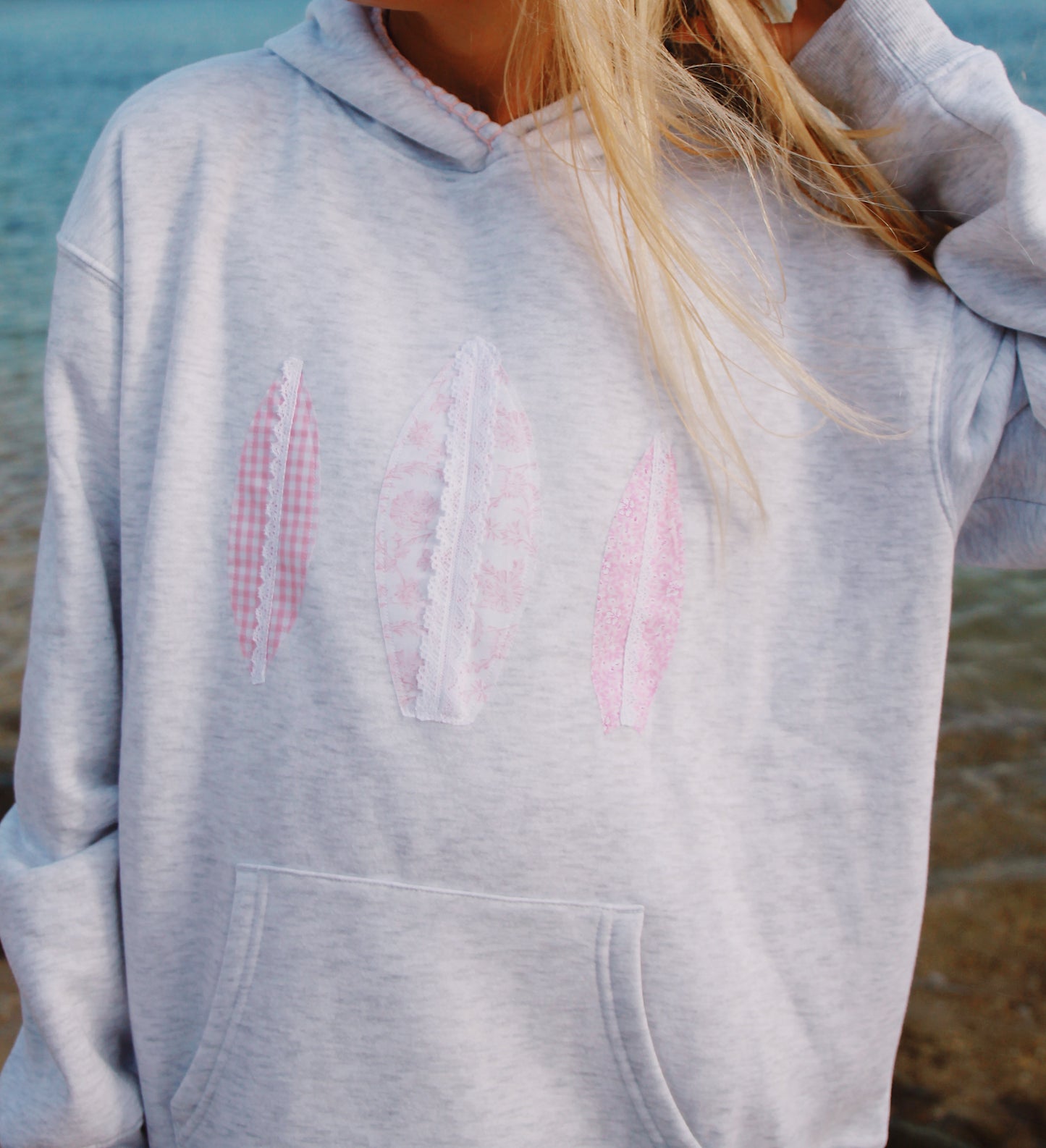 Pink Beach Boards Hoodie