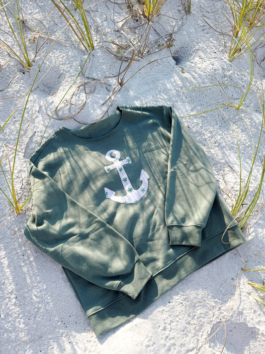 Palm Anchor Crewneck