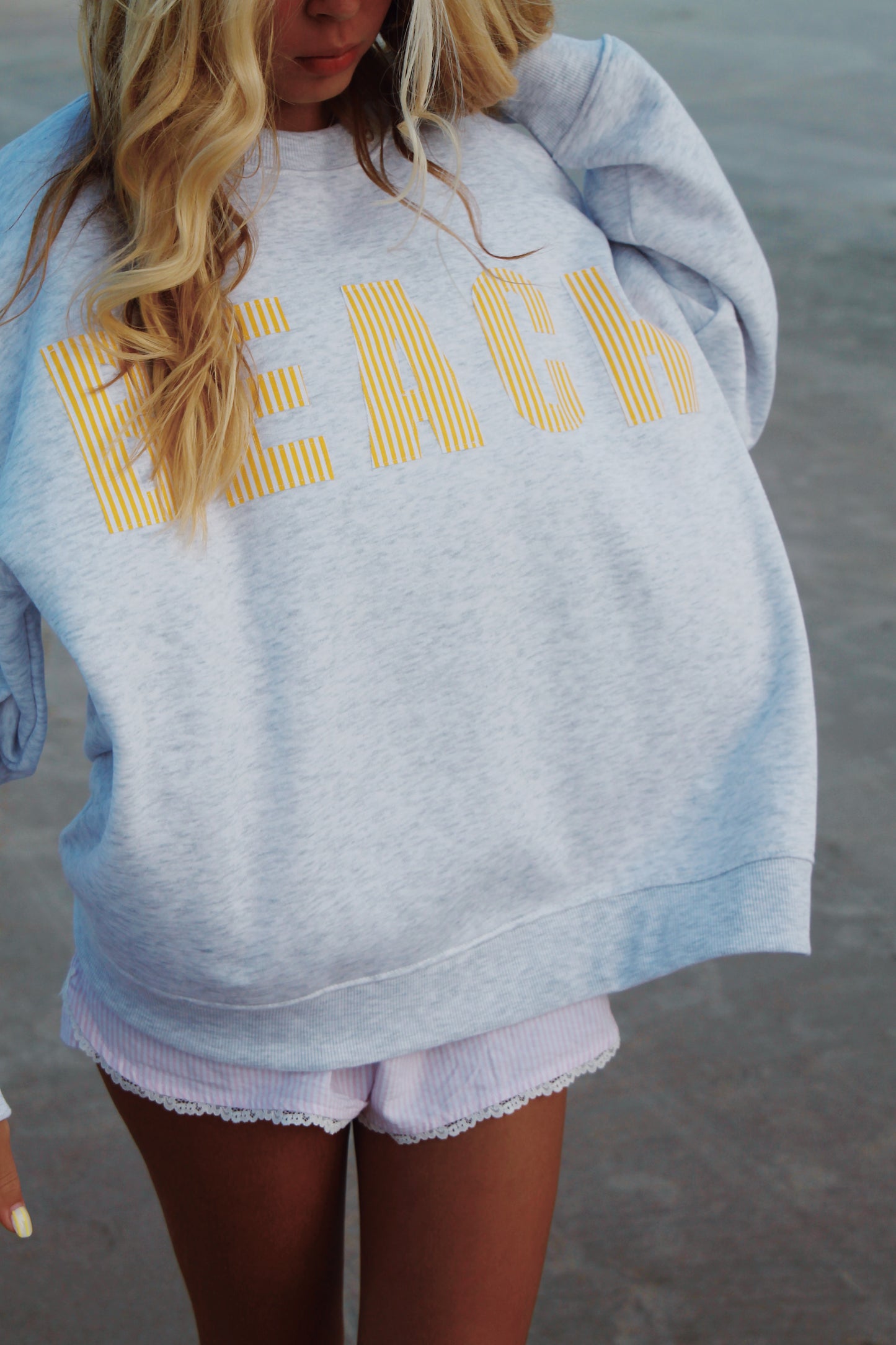 Yellow Beach Babe Crew