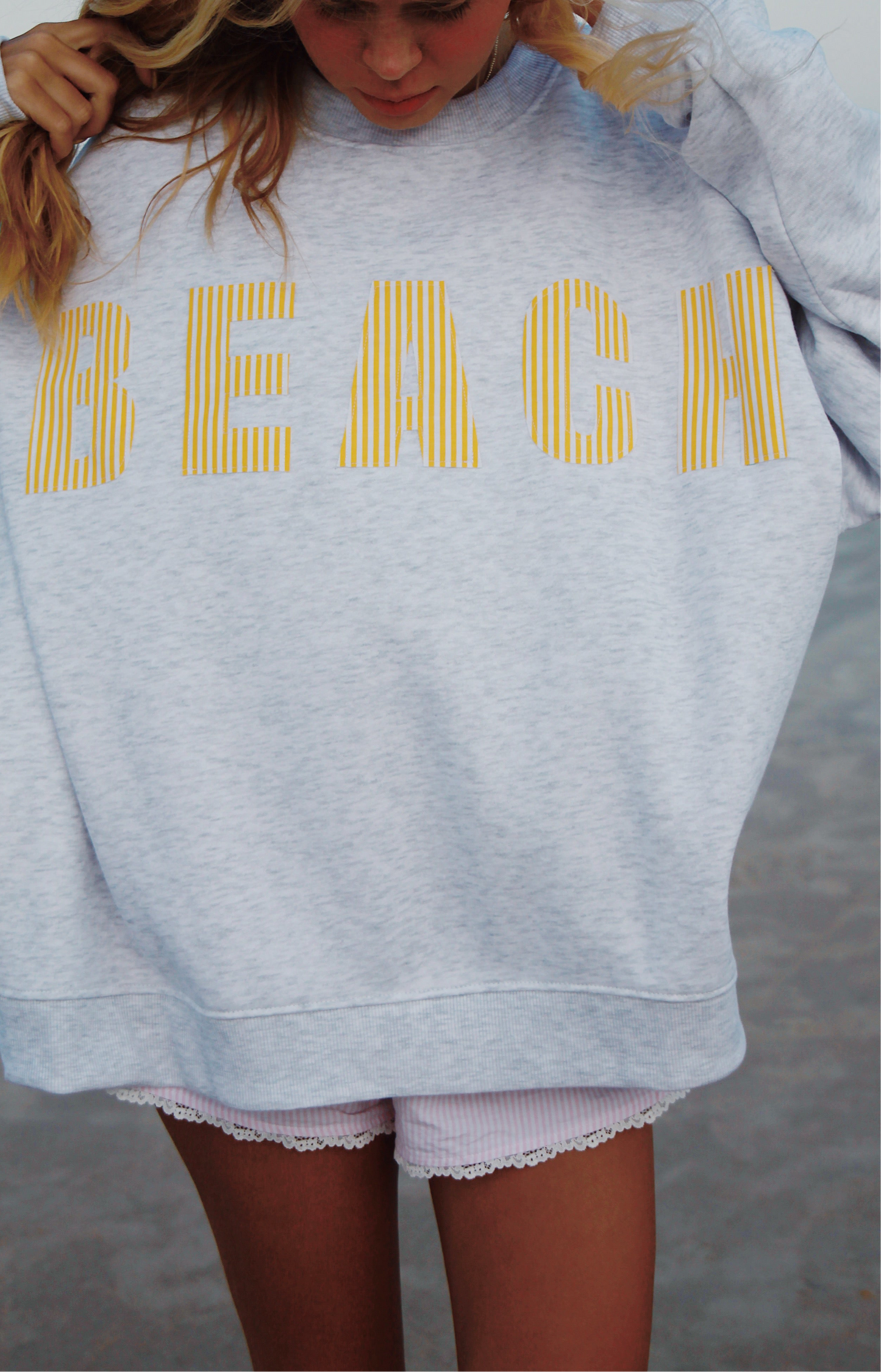 Yellow Beach Babe Crew