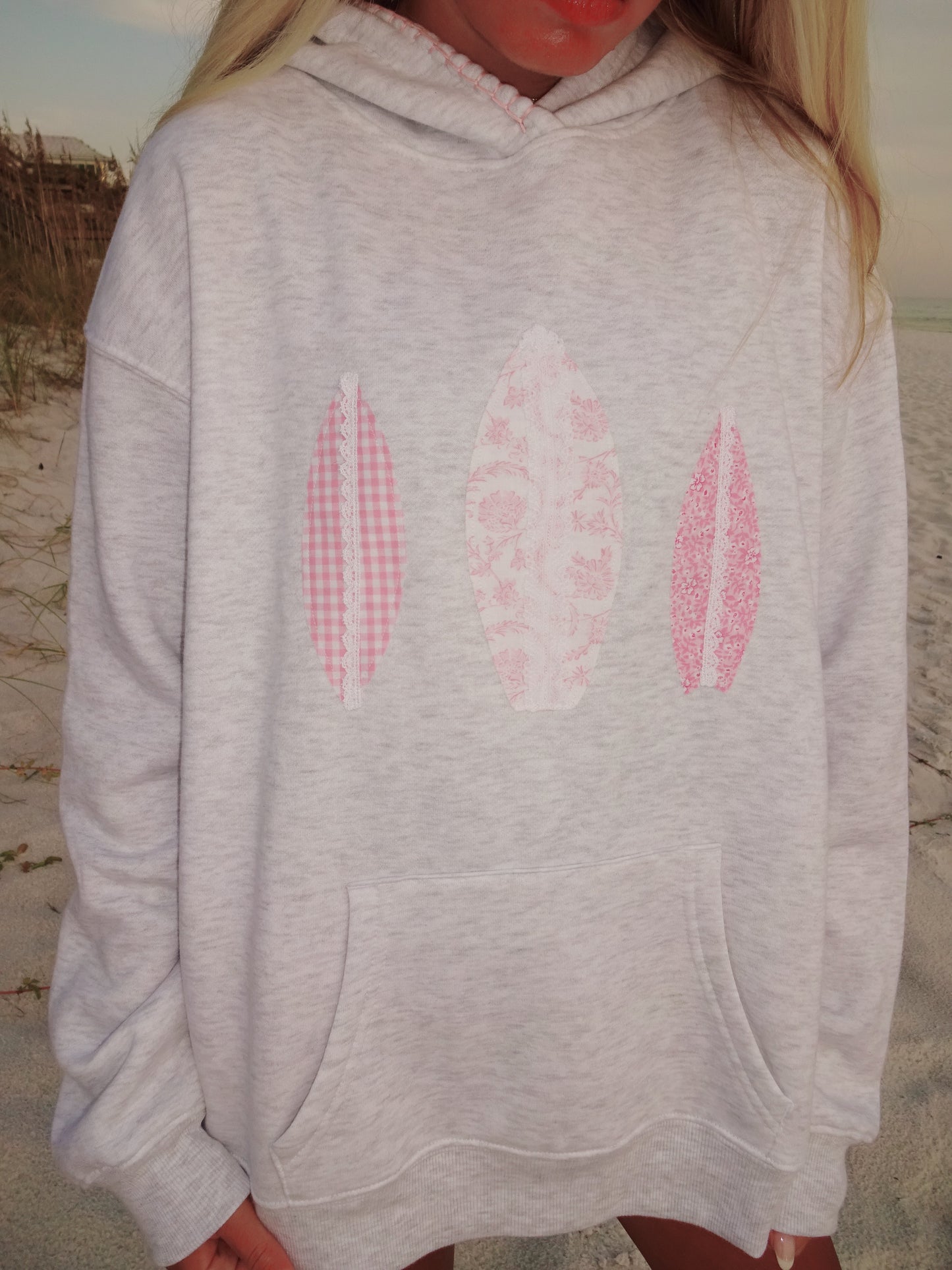 Pink Beach Boards Hoodie