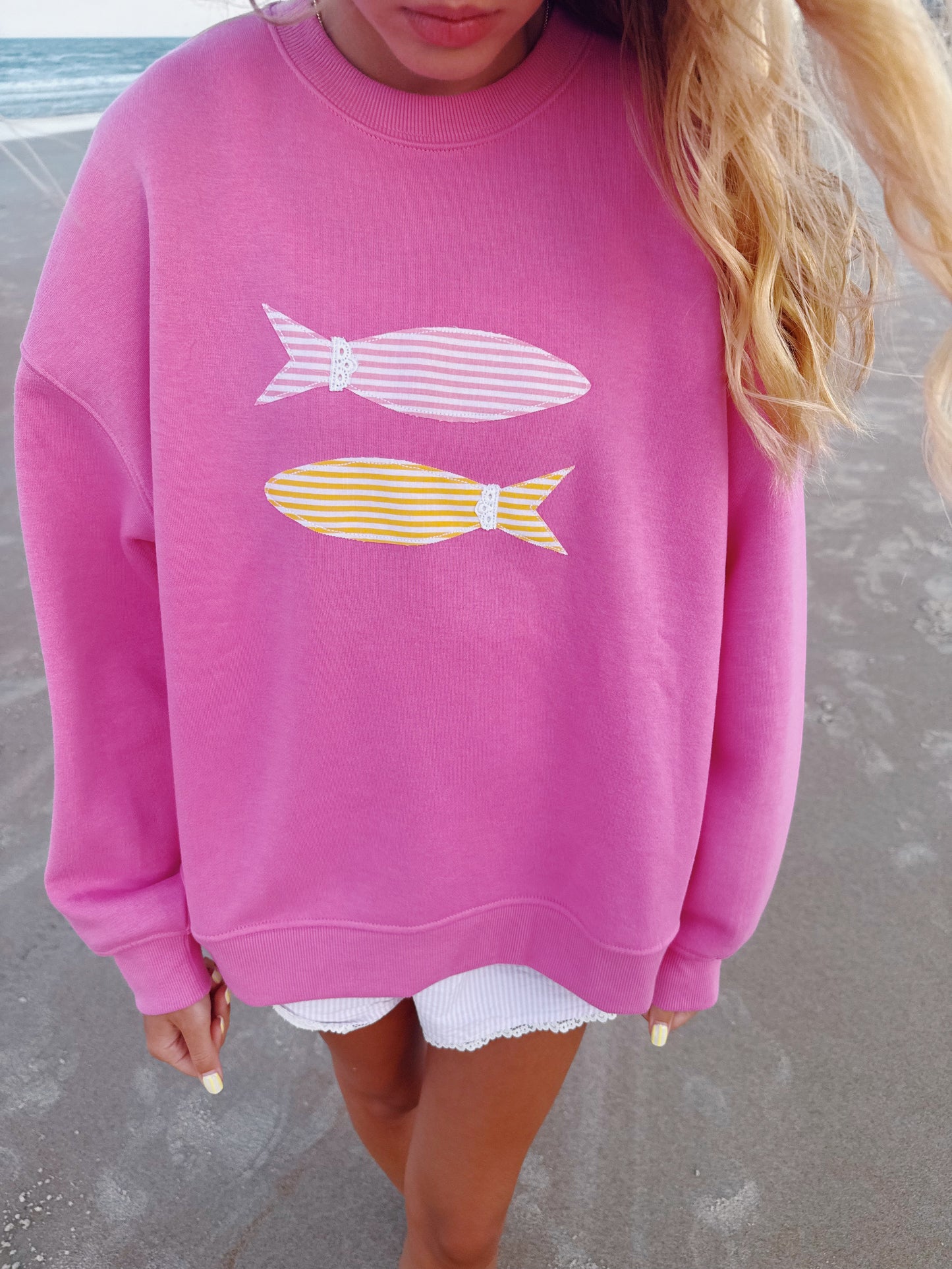 Coastal Catch Crewneck