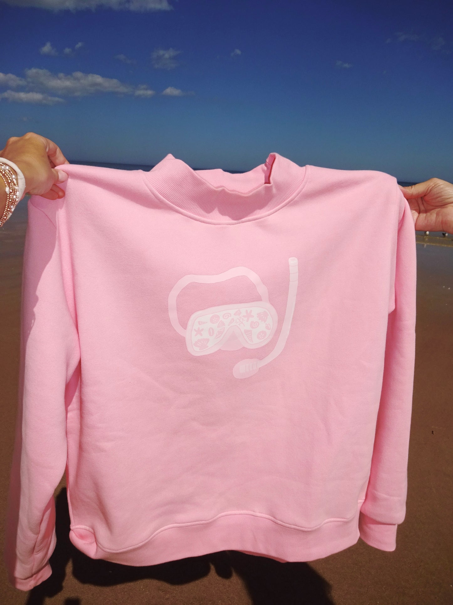 Bubblegum Snorkel Mockneck