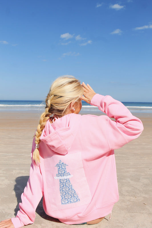 Harbor Shore Pink Hoodie