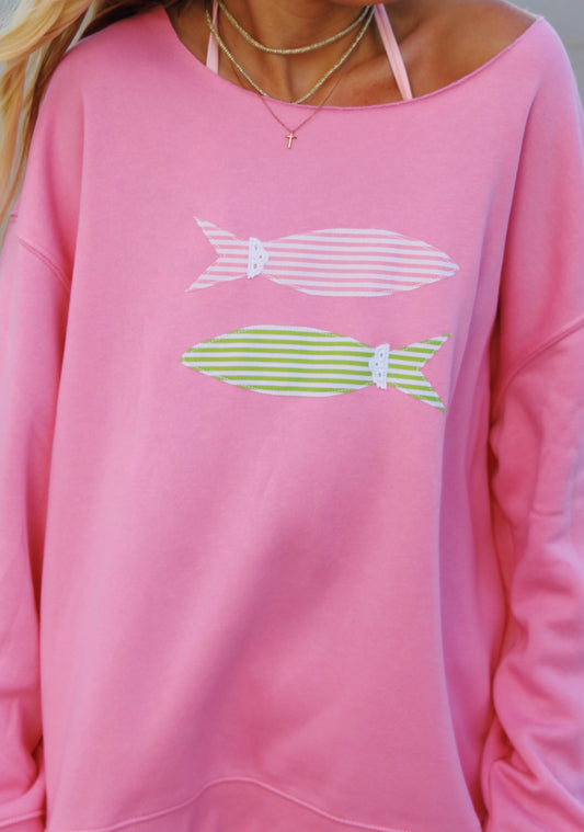 Coastal Catch Crewneck