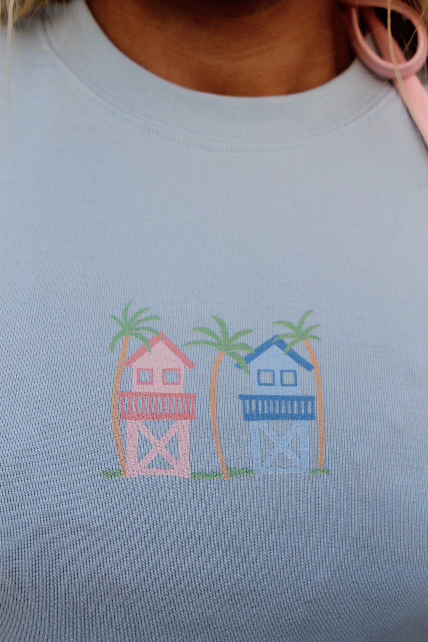 Coastal Watch Blue Baby Tee
