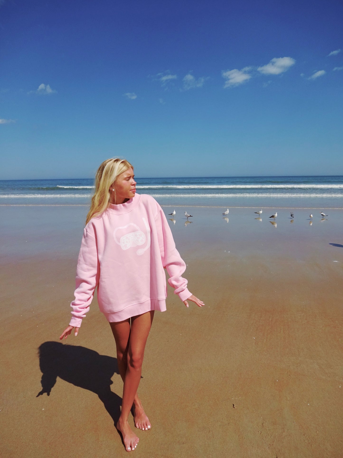 Bubblegum Snorkel Mockneck