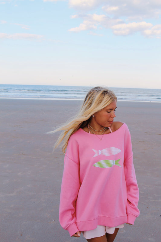 Coastal Catch Crewneck
